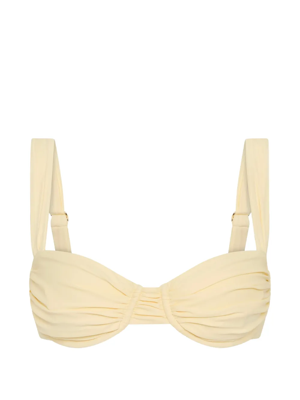 Faithfull the Brand Sol gathered bikini top - Toni neutri