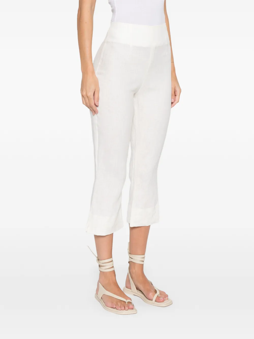 Faithfull The Brand Valeria Linen Trousers In White