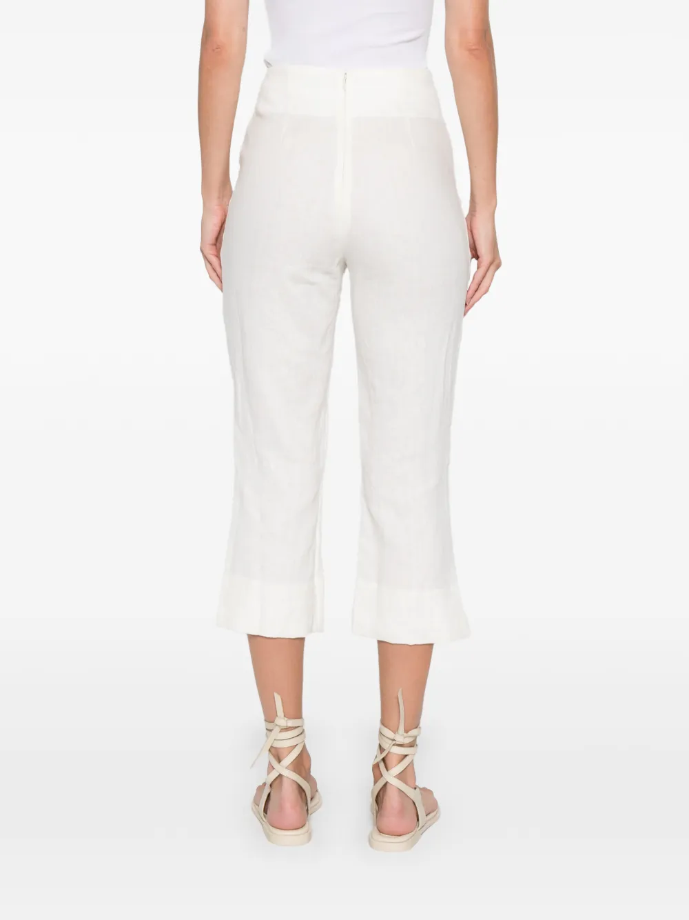 Faithfull The Brand Valeria Linen Trousers In White
