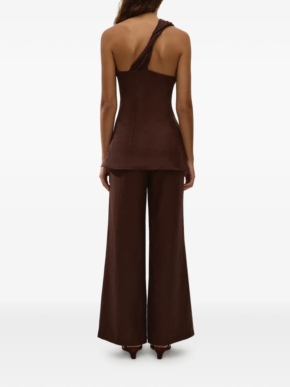 Faithfull Agua asymmetrische top Bruin