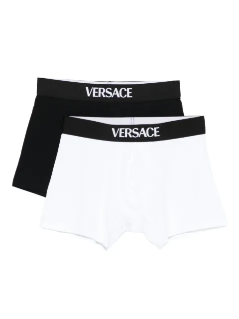 Versace logo-elastic boxers set (set of two)