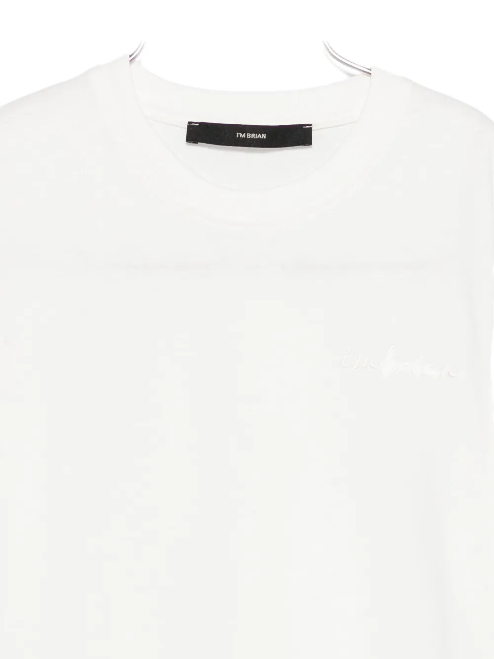 I'm Brian Cotton T-shirt In White