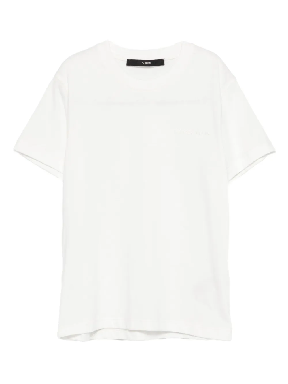 i'm brian camiseta de algodón | blanco | Image 1