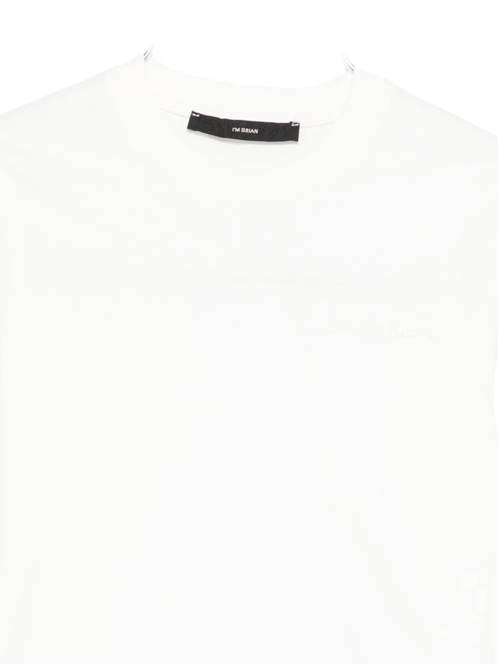 I'm Brian Long-sleeve T-shirt In White