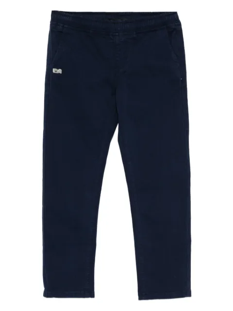 Daniele Alessandrini Kids logo straight-leg trousers