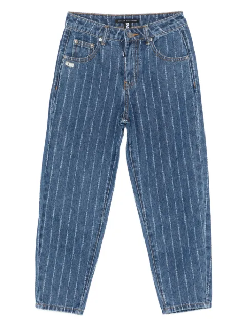 Daniele Alessandrini Kids striped straight-leg jeans