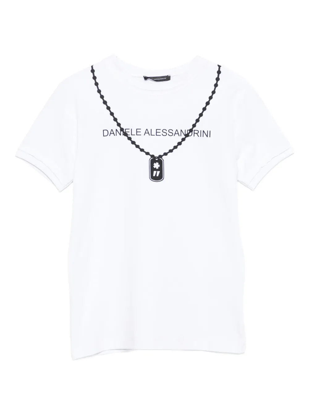 Daniele Alessandrini Kids playera con logo estampado | blanco | Image 1