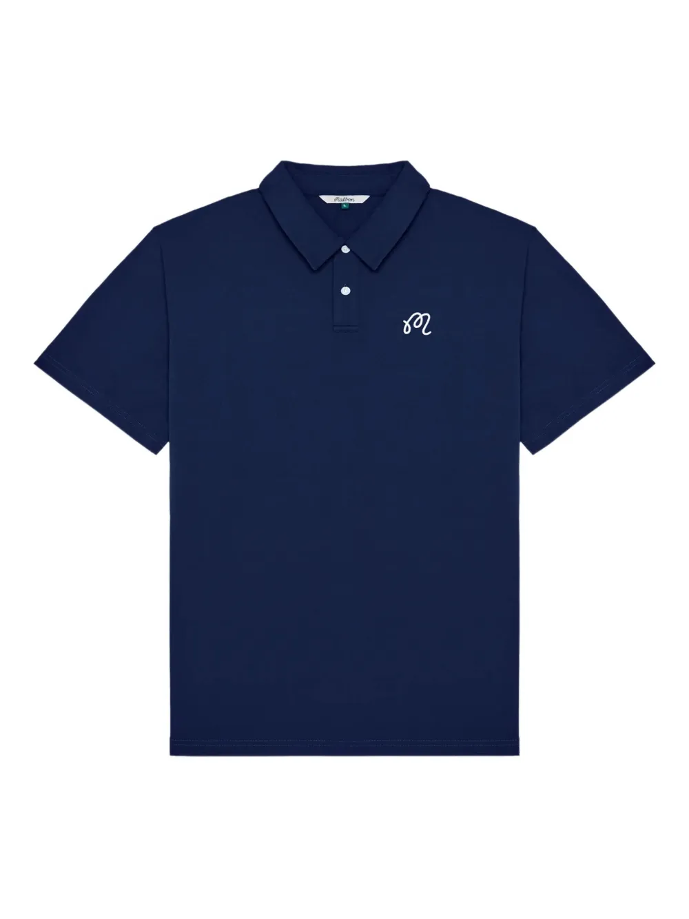 Malbon Golf Fairway embroidered polo shirt - Blu