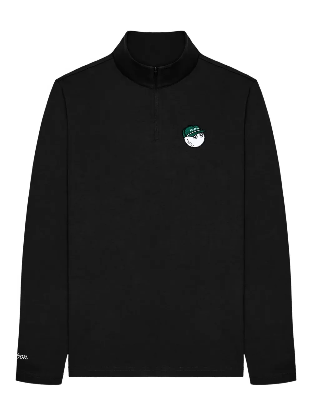 Malbon Golf suéter con cierre | negro | Image 1