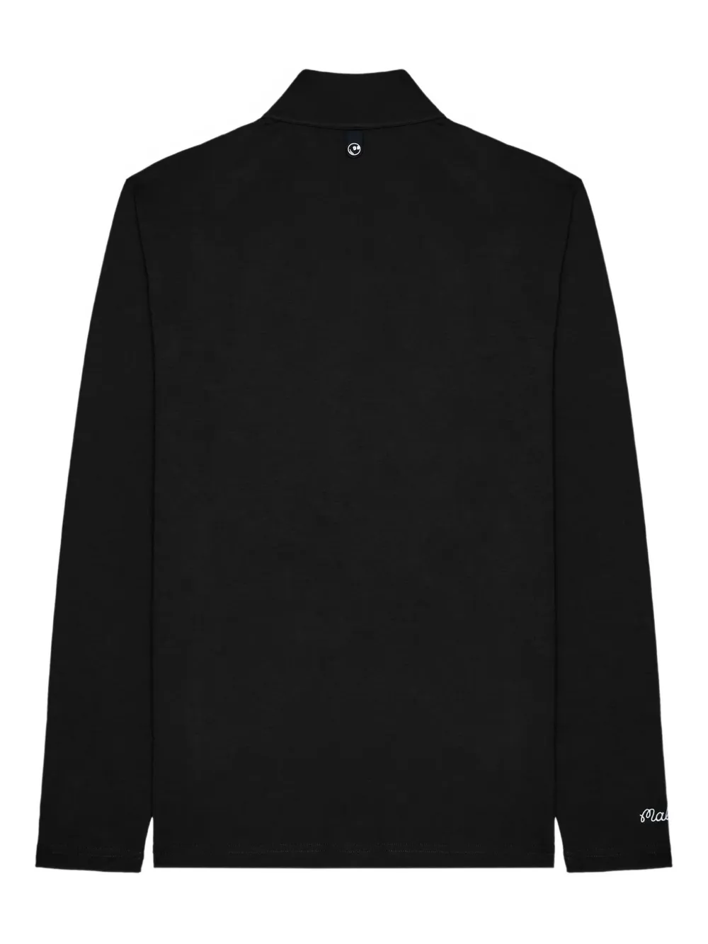 Malbon Golf zip-up mid layer sweater - Zwart