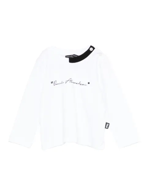 Daniele Alessandrini Kids logo-print long-sleeve t-shirt