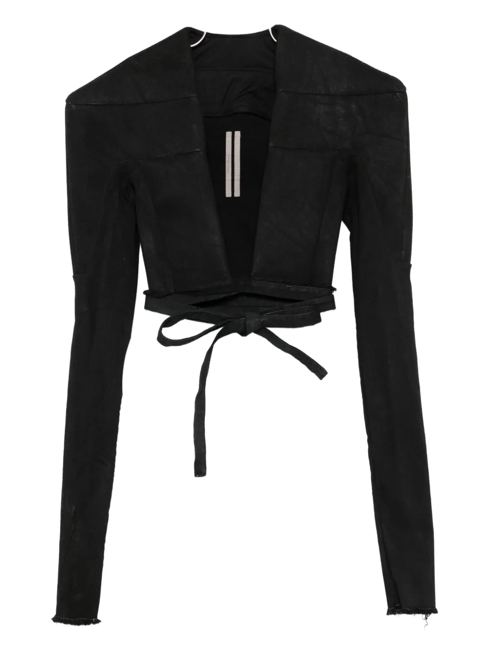 Rick Owens tie-fastening jacket | Black | Image 1