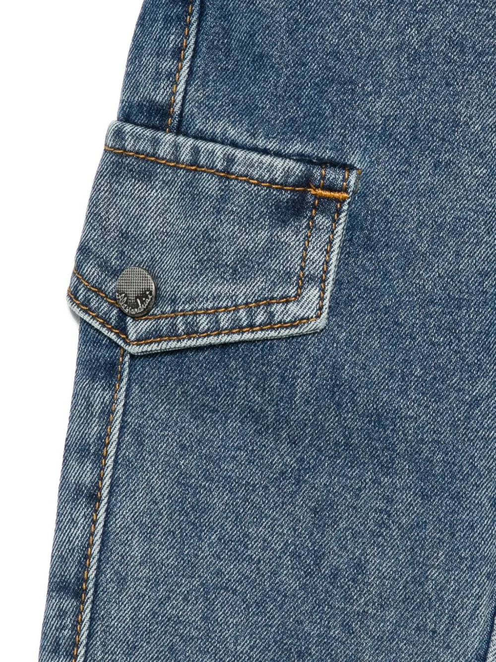 Daniele Alessandrini Kids Jeans met elastische taille Blauw