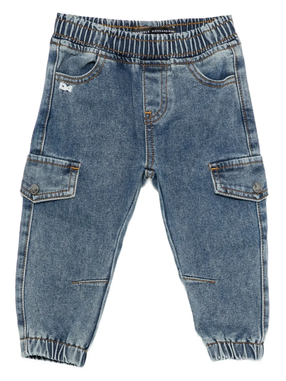 Daniele Alessandrini Kids vaqueros con cinturilla elástica | azul | Image 1