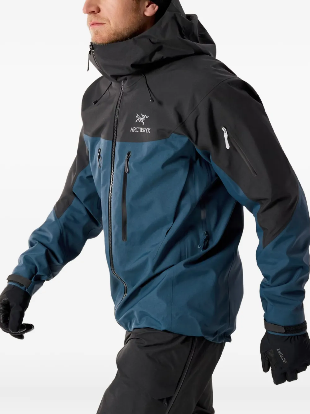 Arc'teryx Alpha Sv Hooded Zip-up Jacket In Multi