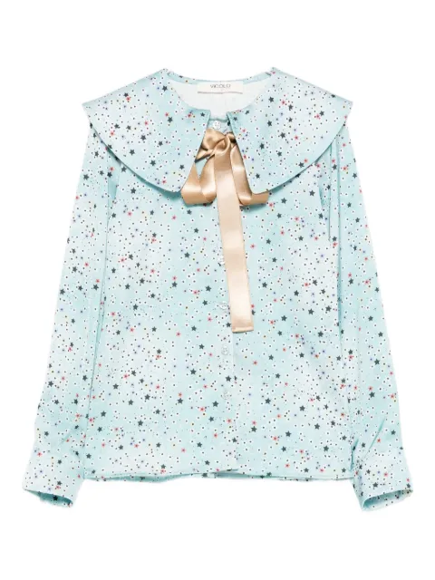 VICOLO star-print blouse
