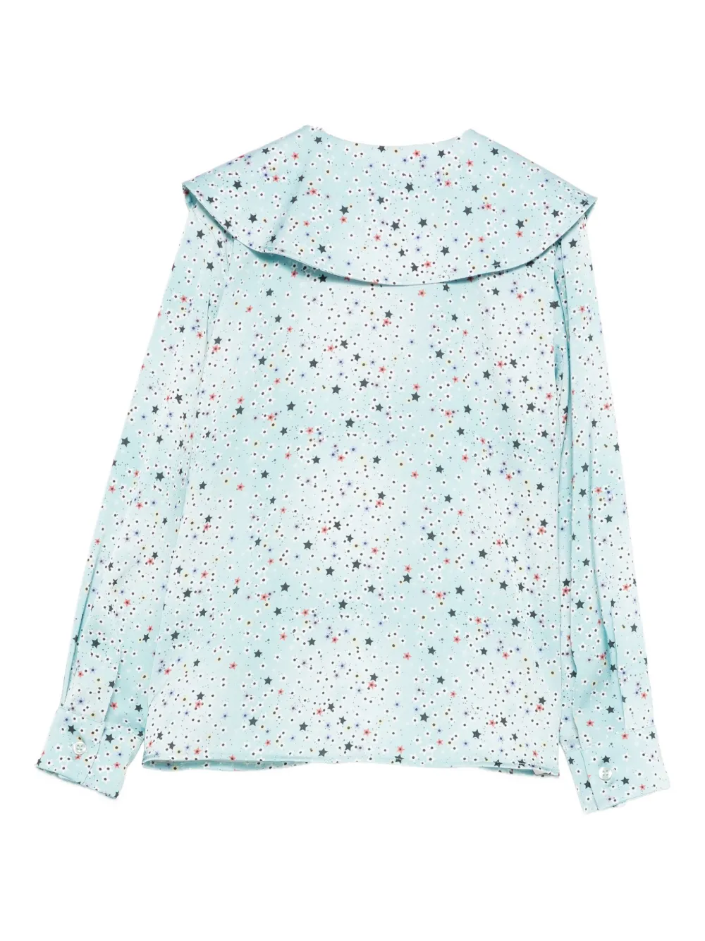 Vicolo Star-print Blouse In Blue