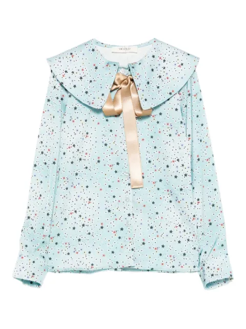 VICOLO star-print blouse