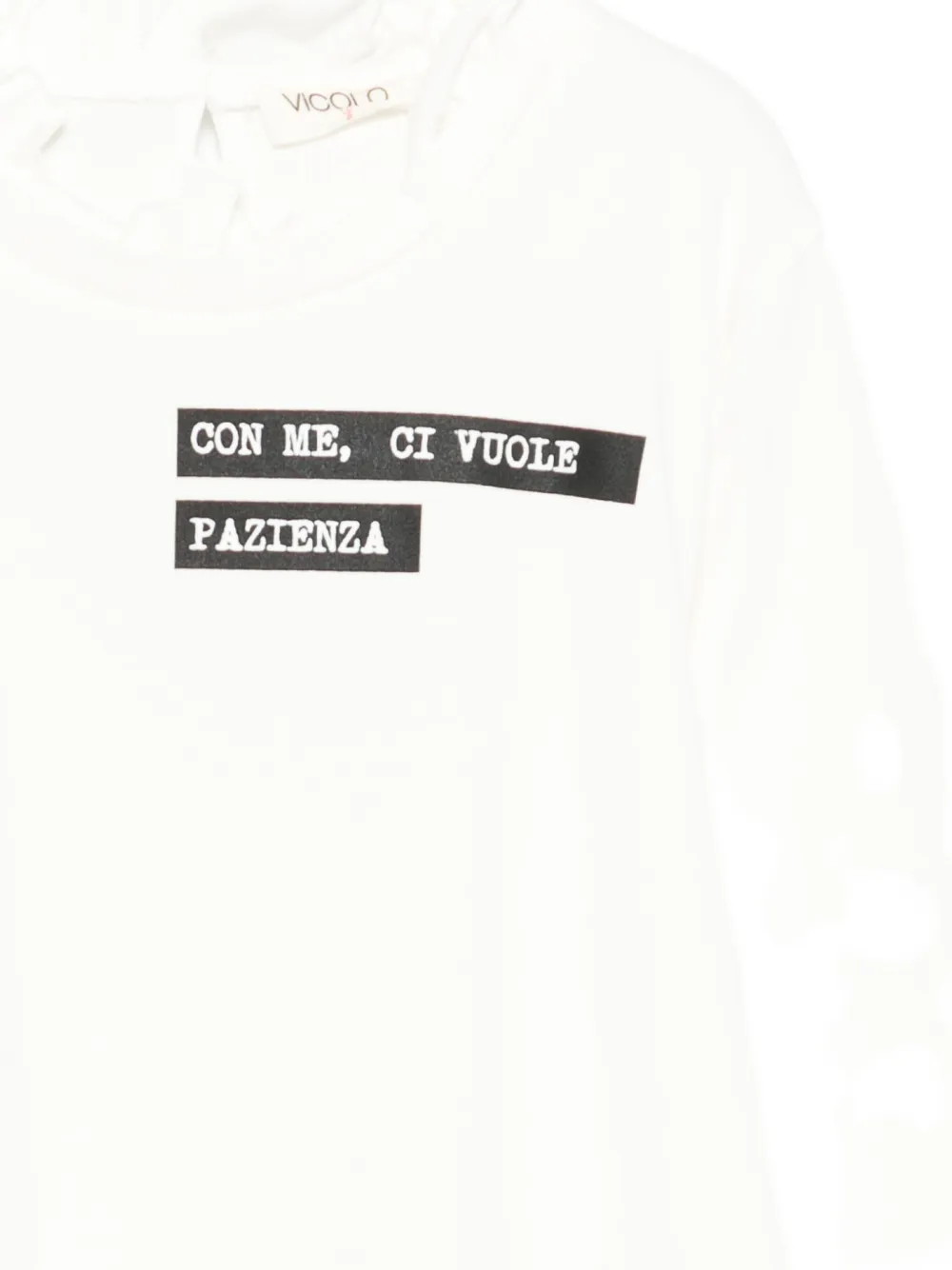 Vicolo Cotton T-shirt In White