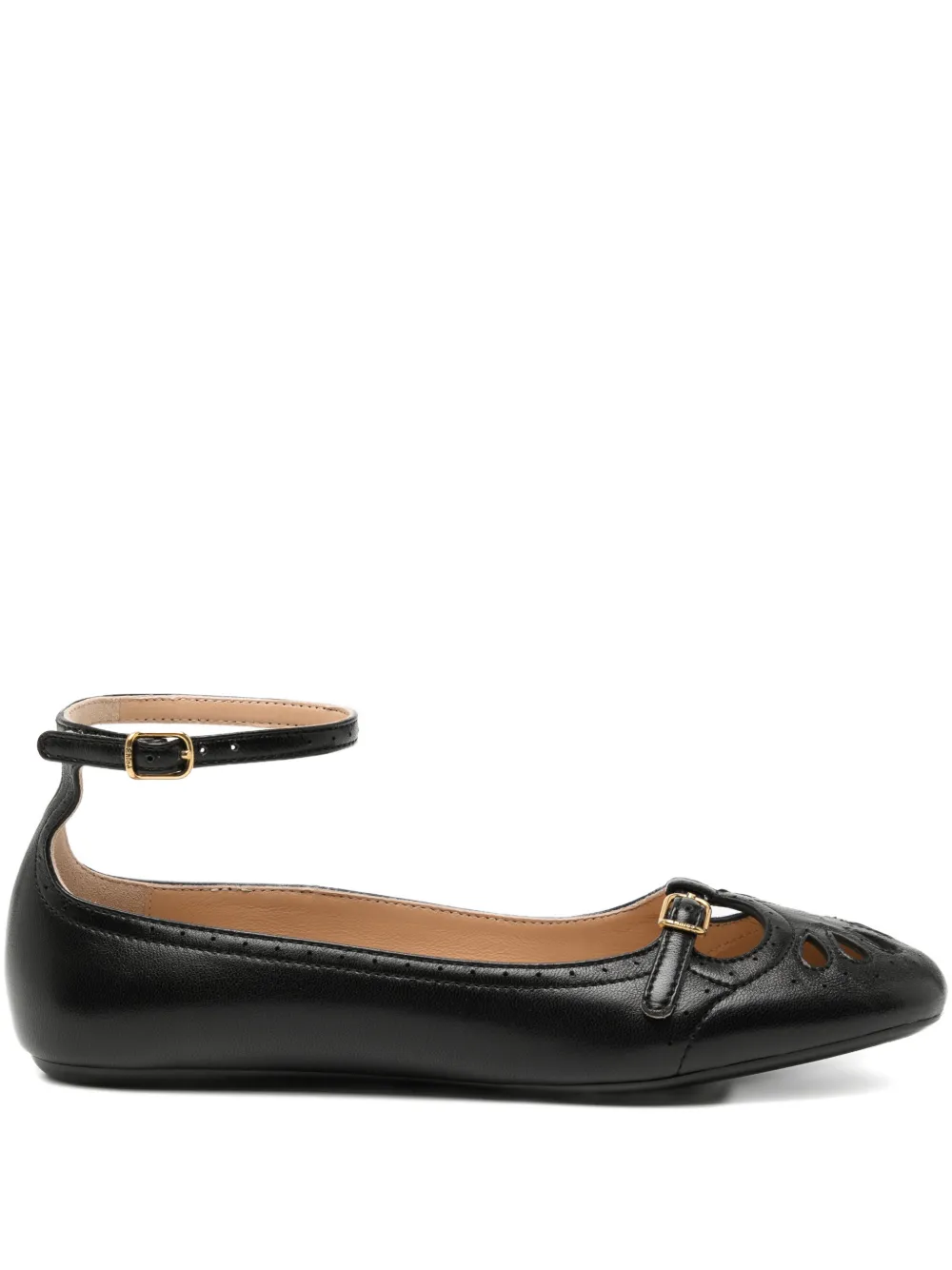 Chloé Misty Flats In Black