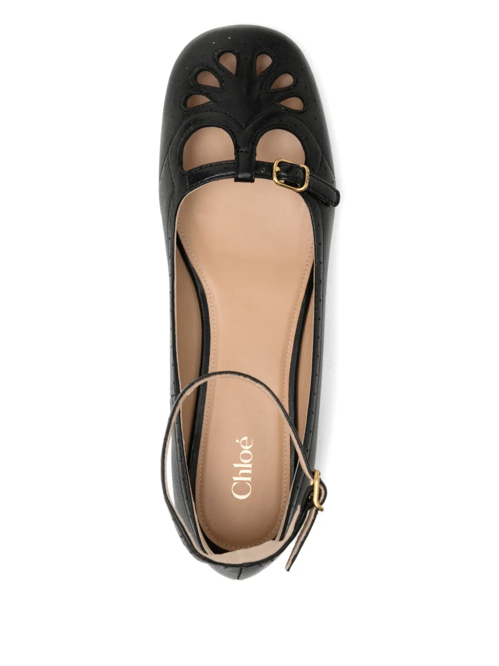 Chloé Misty Flats In Black