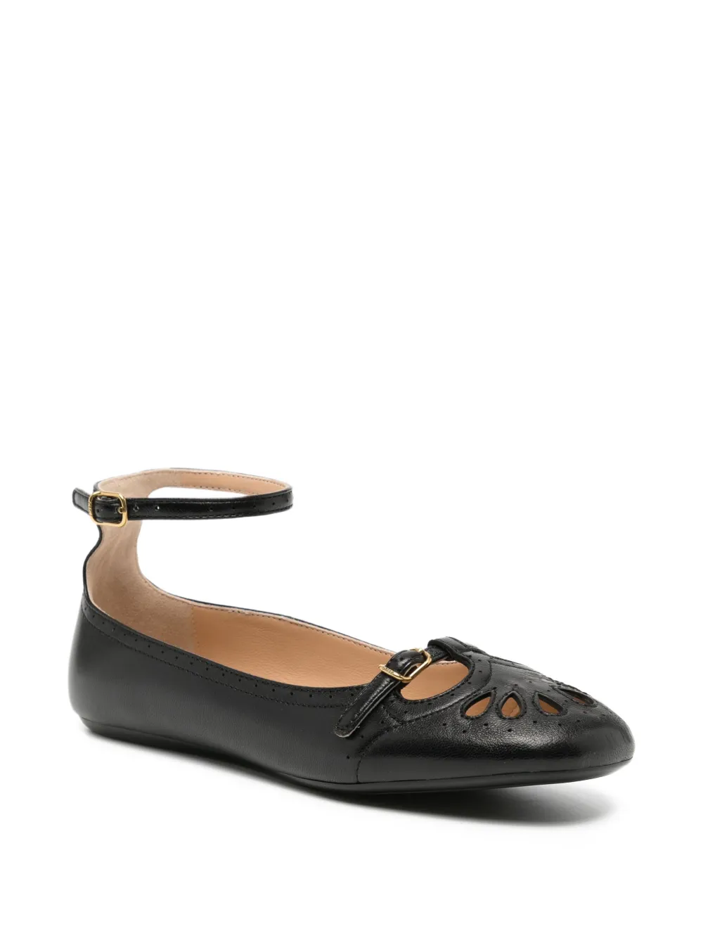 Chloé Misty Flats In Black