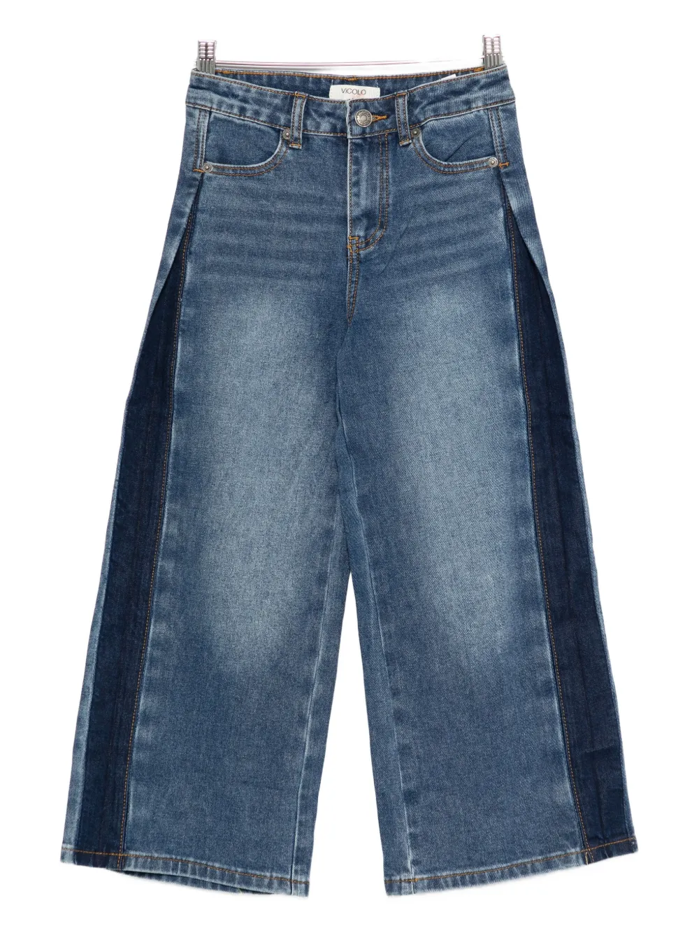 Vicolo Side-band Jeans In Blue