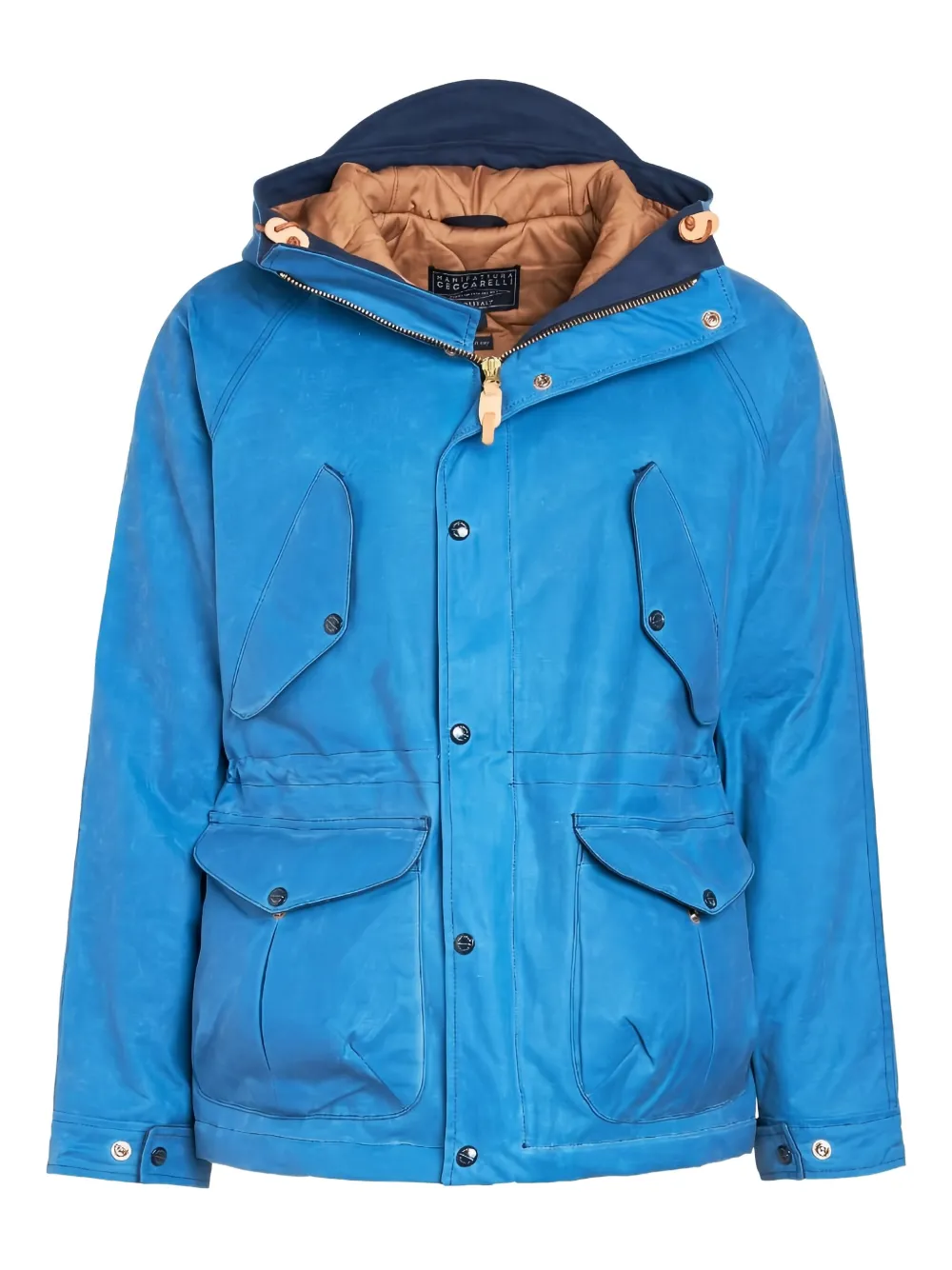 Ceccarelli New Fisherman hooded jacket | Blue | Image 1