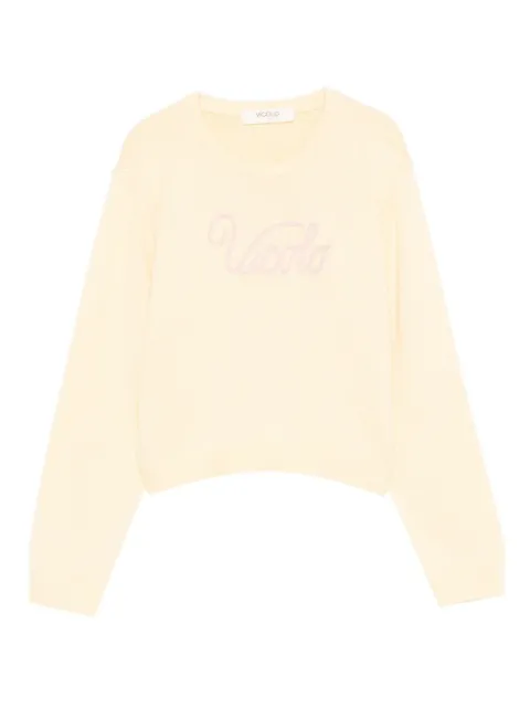 VICOLO logo-detail crew-neck sweater