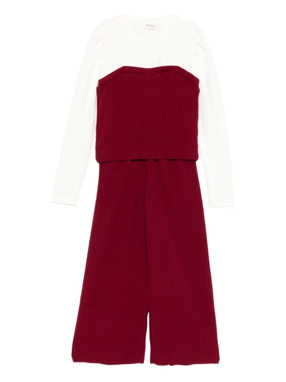 VICOLO cotton tracksuit | Red | Image 1