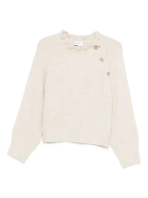 SO ALLURE ruffled blouse