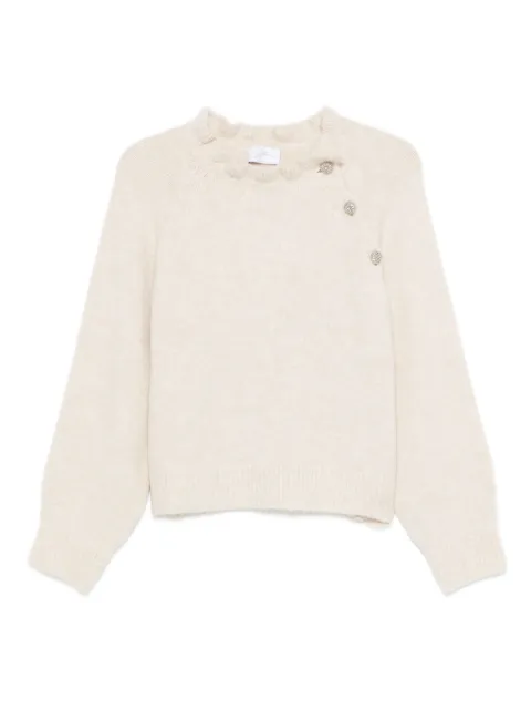 SO ALLURE blusa con volantes