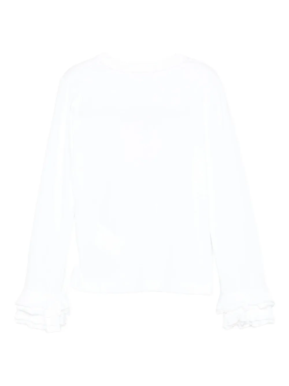 Miss Grant Kids Shirt met ruches Wit