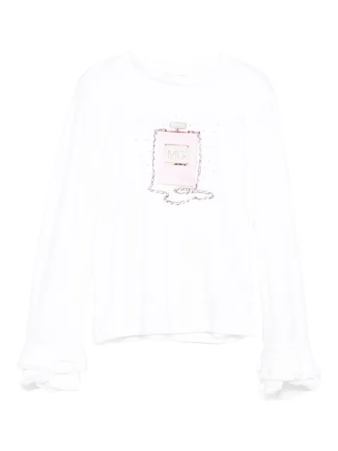 Miss Grant Kids ruffled-trim blouse