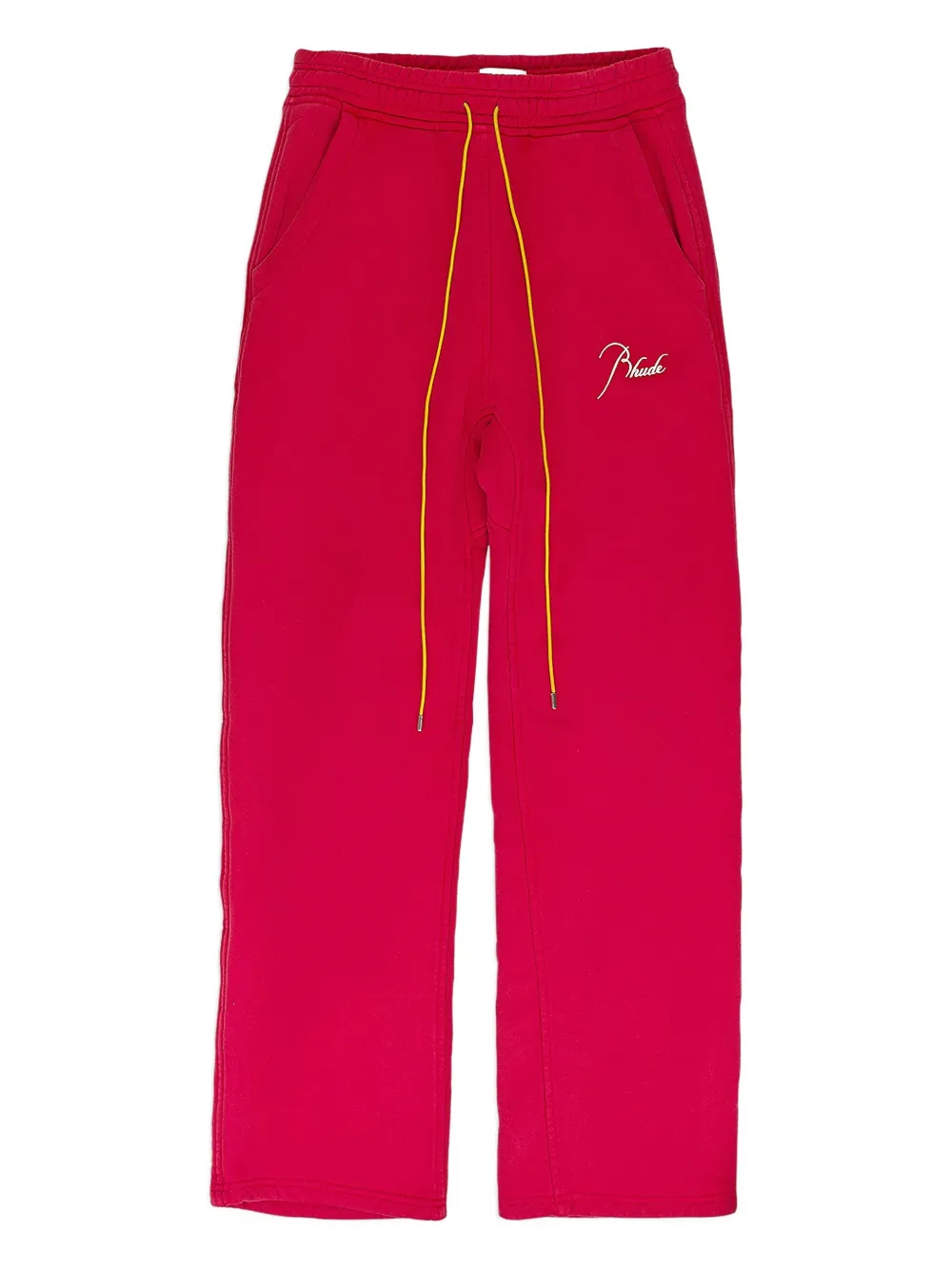 RHUDE heavyweight signature track pants | Red | Image 1