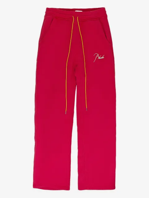 RHUDE 헤비웨이트 시그니처 트랙팬츠