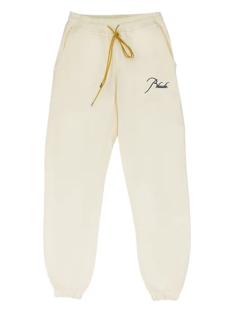 RHUDE logo-detailed track pants