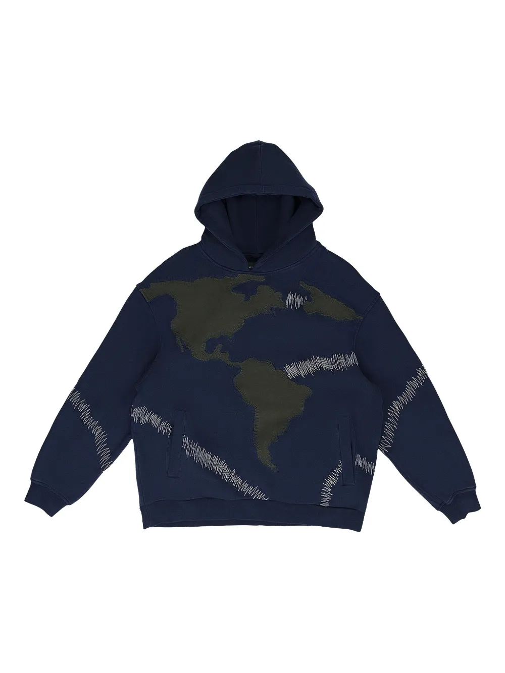 Who Decides War Pangia hoodie | Blue | Image 1