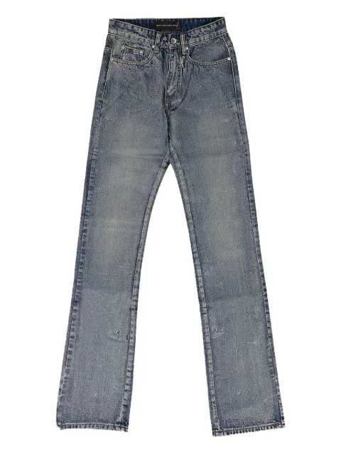 Who Decides War jeans con efecto descolorido