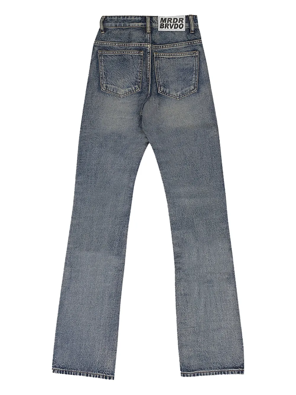 Who Decides War Faded-effect Jeans In Blue