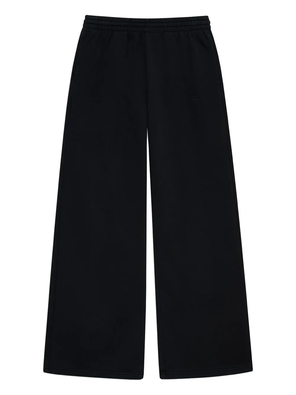 Anine Bing Kacey Monogram Track Pants In Black