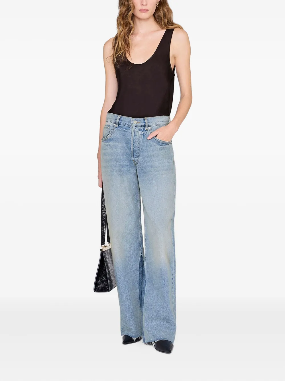 Anine Bing Lea Top In Brown