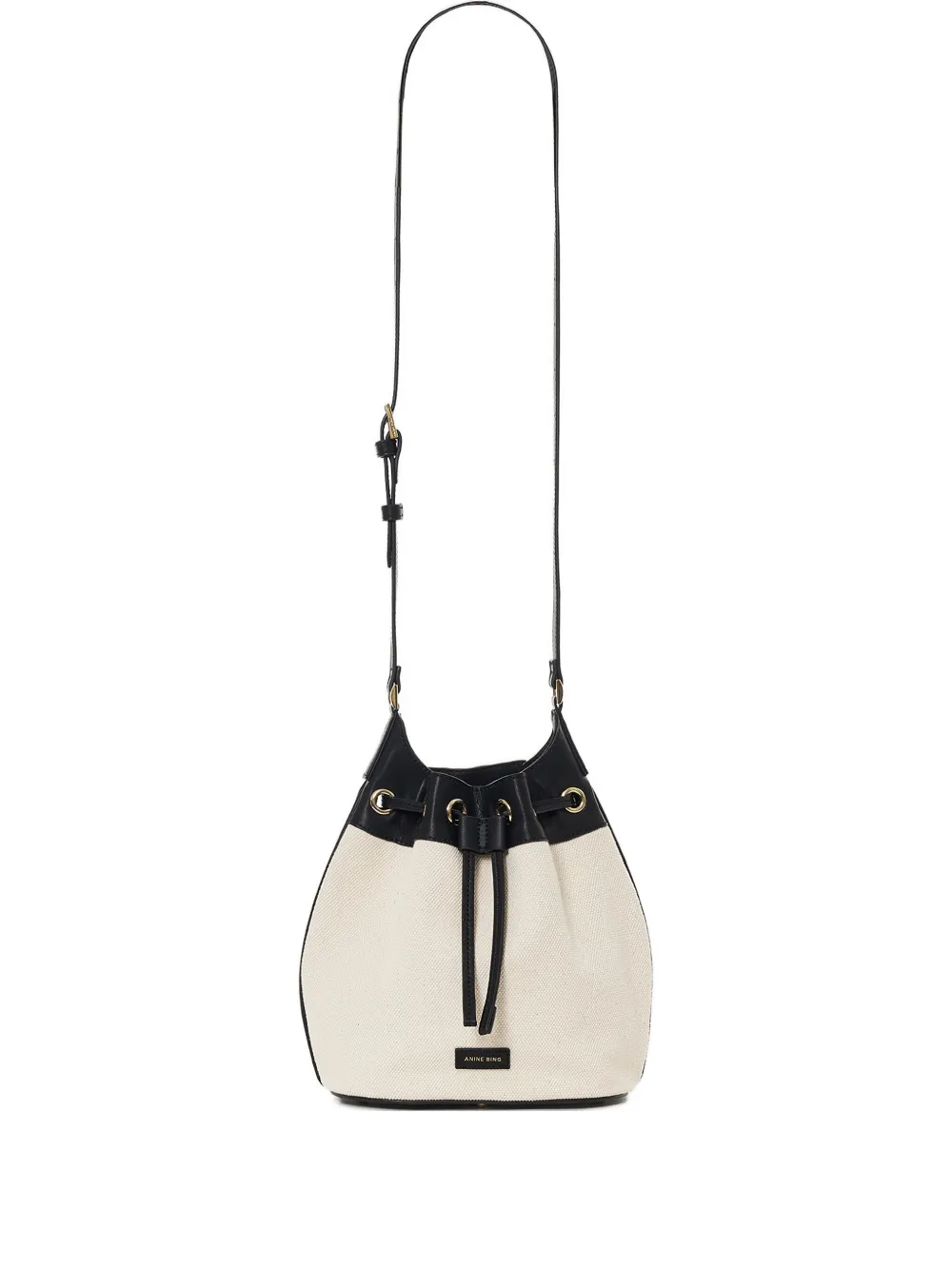 ANINE BING mini Alana bucket bag | Neutrals | Image 1