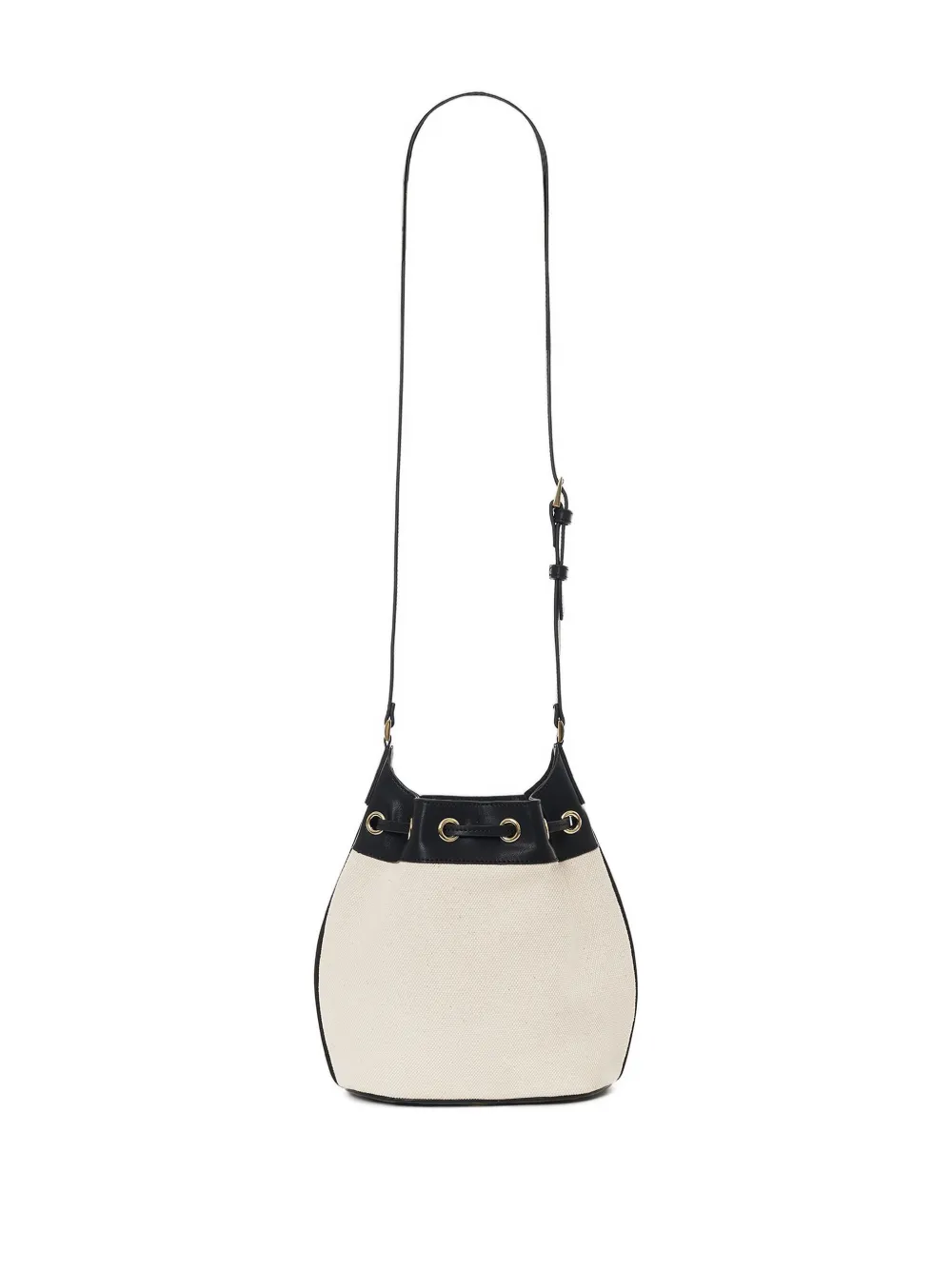 Anine Bing Mini Alana Bucket Bag In White