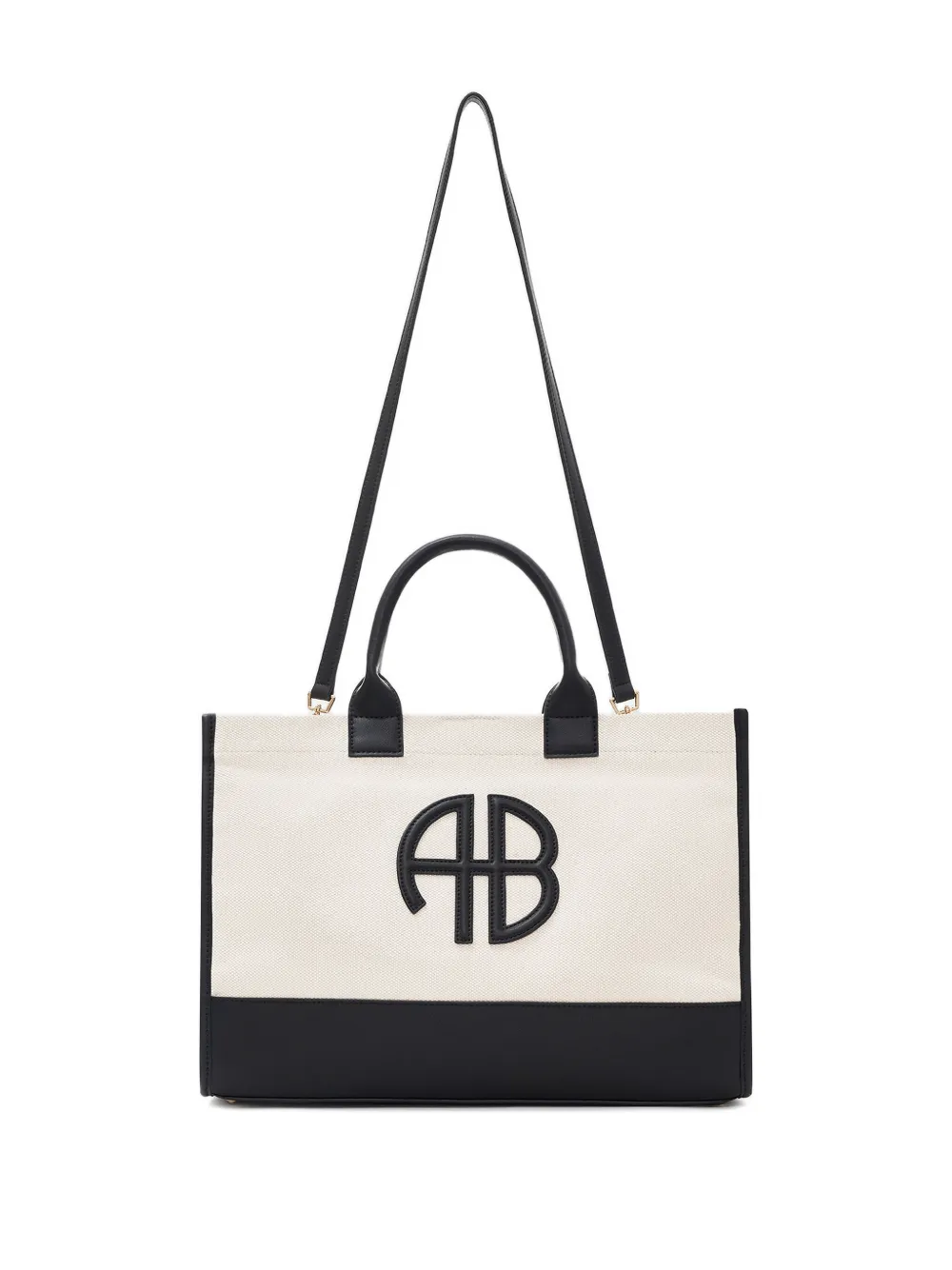 Anine Bing Lara Medium Canvas Tote In Neutral