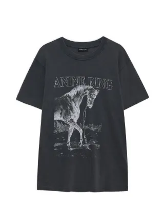 ANINE BING Lili Tシャツホース | ブラック | FARFETCH JP