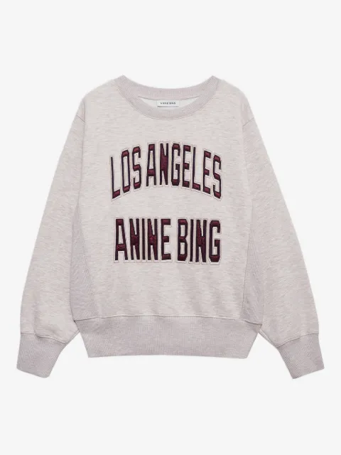 ANINE BING エンブロイダリー スウェットシャツ