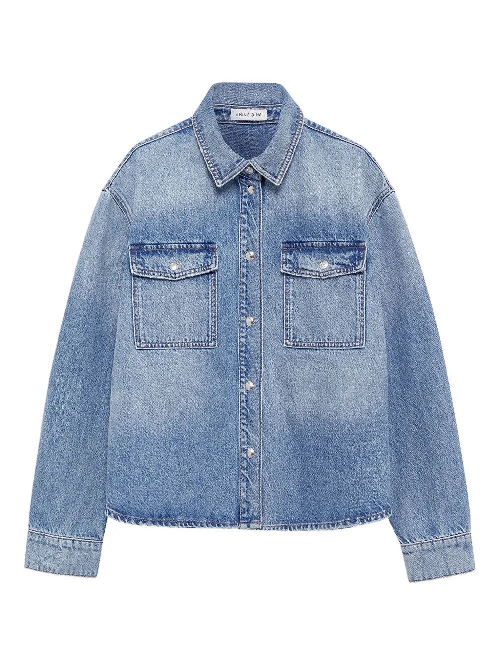 ANINE BING Paxton シャツ - ブルー ANINE BING Paxton シャツ - ブルー