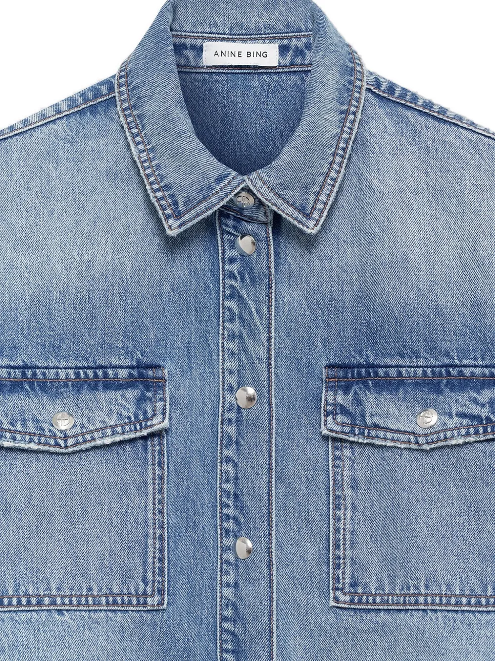 ANINE BING Paxton blouse Blauw