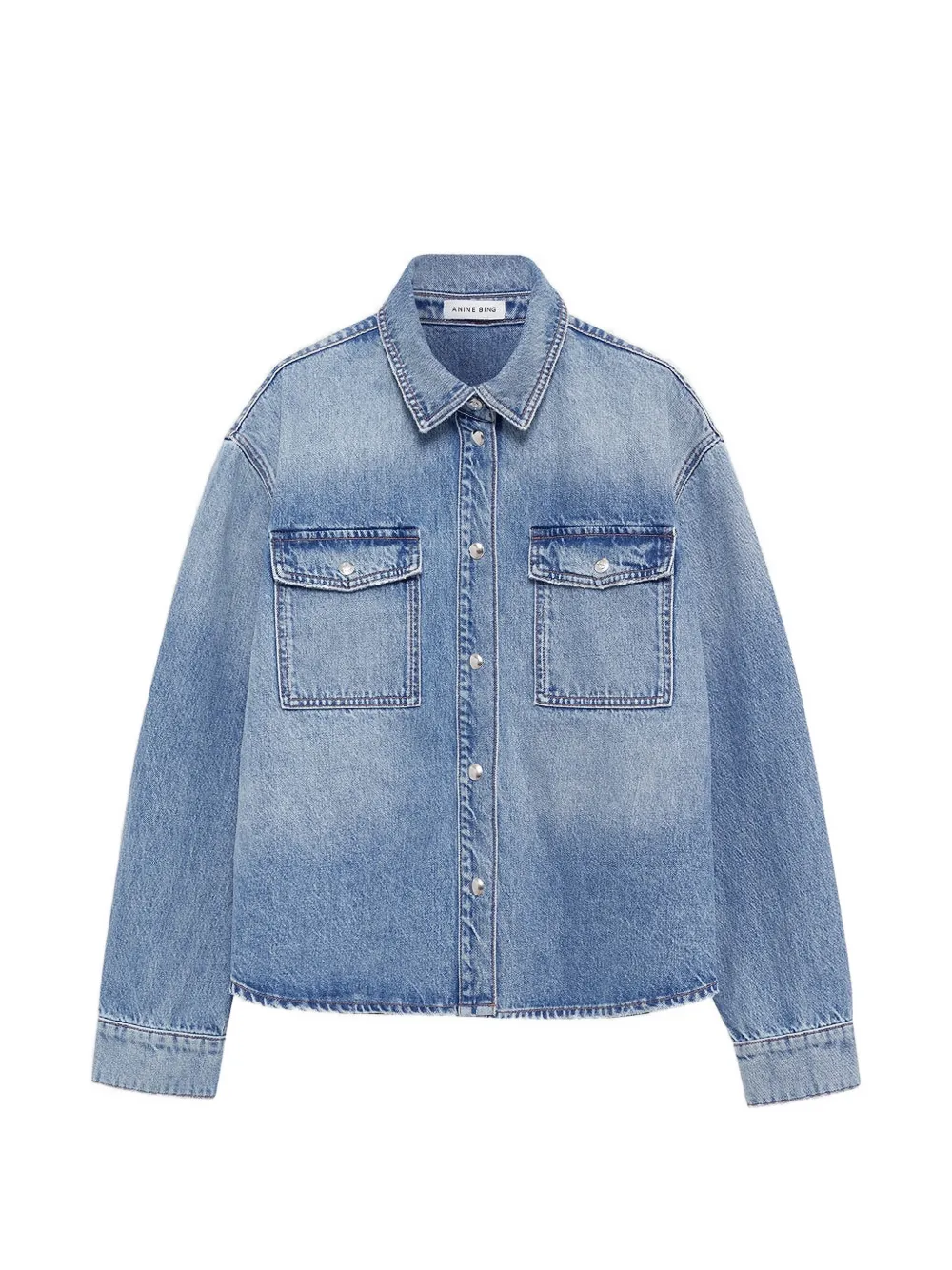ANINE BING Paxton blouse Blauw